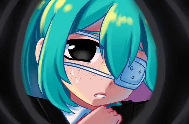 Monitoring Hatsune Miku Fanart